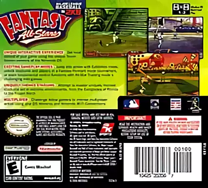 Image n° 2 - boxback : Major League Baseball 2K8 - Fantasy All-Stars